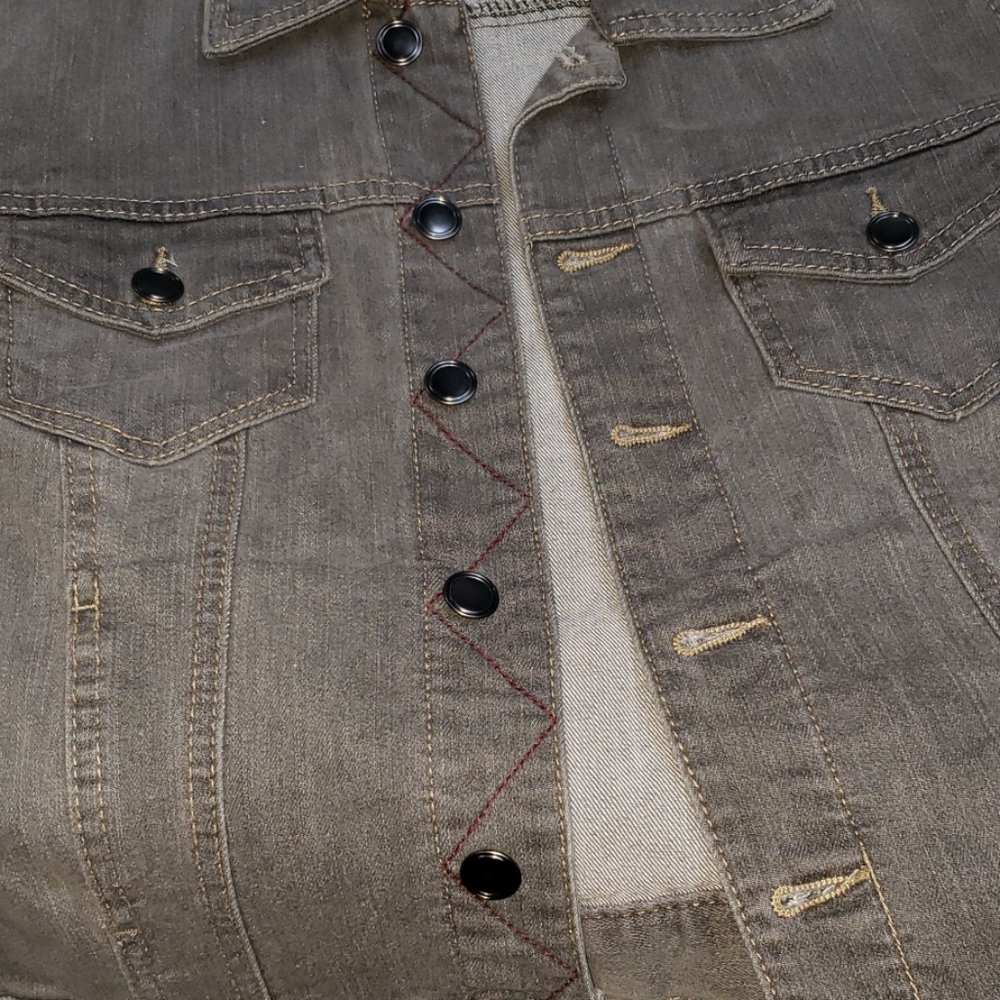 Grey Jean Jacket - Picture 7 of 8